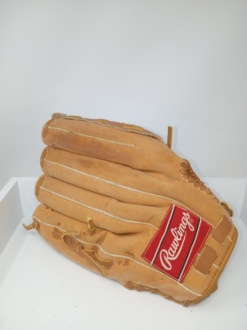 Rawlings Tan Leather Baseball Glove